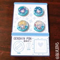 Genshin Pon Button Set