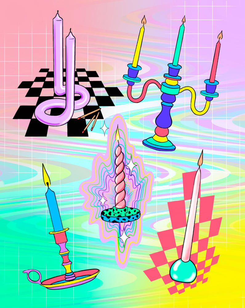 Image of Magic Candles - Print