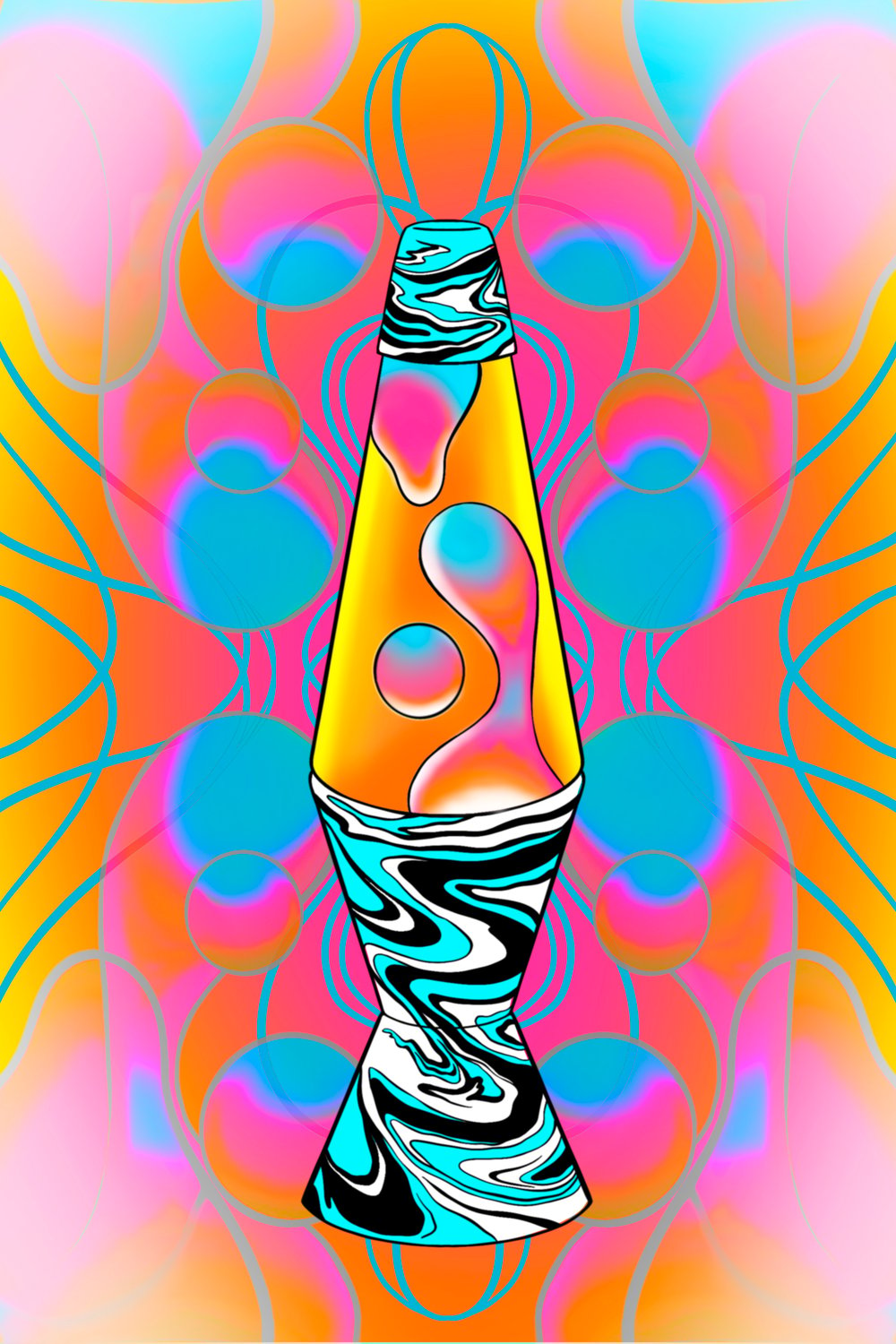 Image of Only People on Drugs Like Lava Lamps - Print