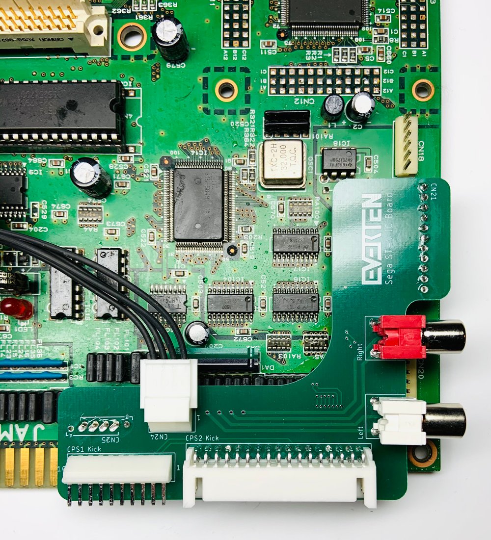 Image of  Everten: ST-V IO Board Stereo + CPS2 + CPS1 Kick [Sega]