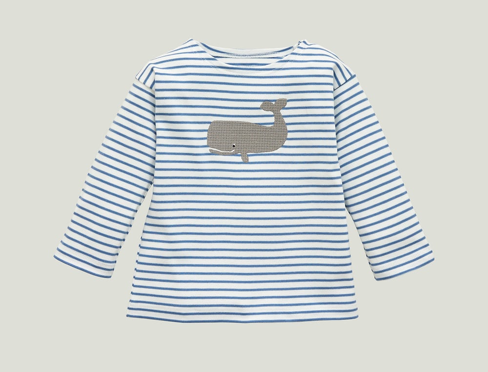 Image of Shirt mit Wal blau gestreift Art. 275280/375280