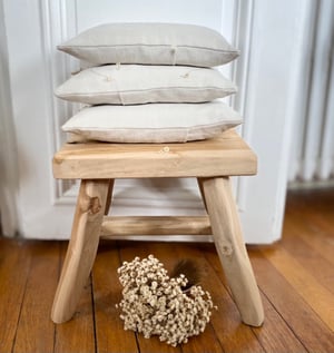 Image of LE MESSAGER lin brodé or