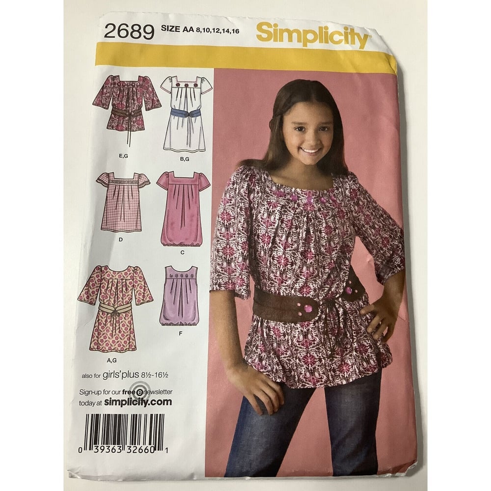 Simplicity 8225 Child's and Girls' Inspired by Project Runway