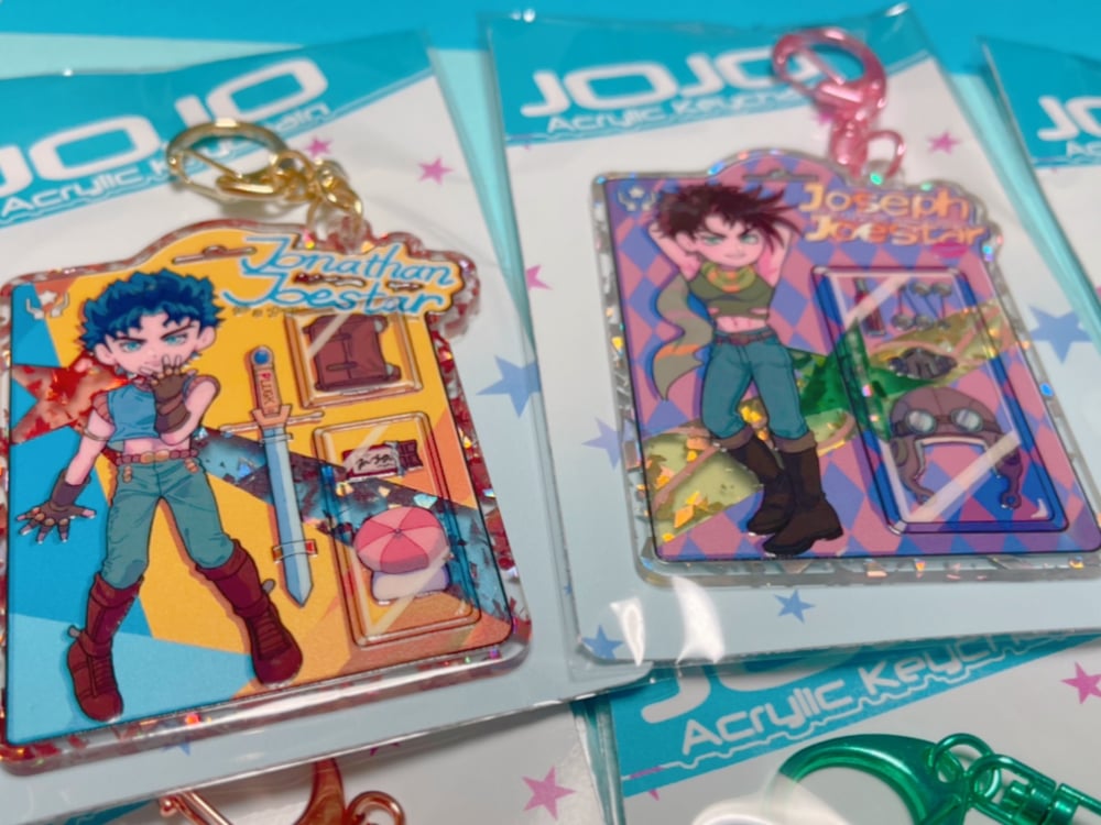 Joestar Doll Acrylic Keychain