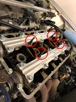 Image of 4pc For Honda Acura B16A B18C VTEC Cam Cap Valve Cover Bolts Bolt Kit, 90014-PR3-000