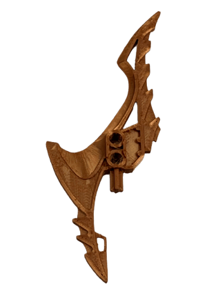 Image of Bionicle Toa Gaaki's Spear Tip (FDM Plastic-printed, Copper)