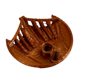 Image of Bionicle Toa Hagah Gaaki's Chestplate (FDM Plastic-printed, Copper)