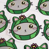 Cat-Tus Vinyl Sticker