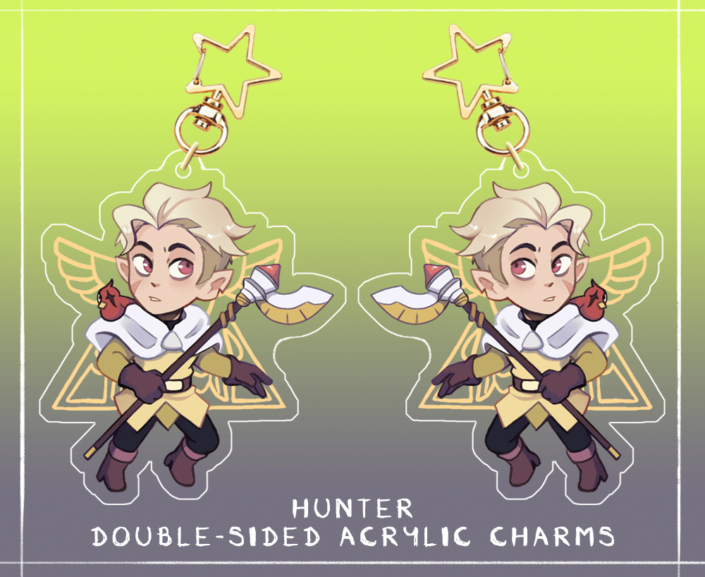 Image of Hunter | Rainbow Epoxy Charm