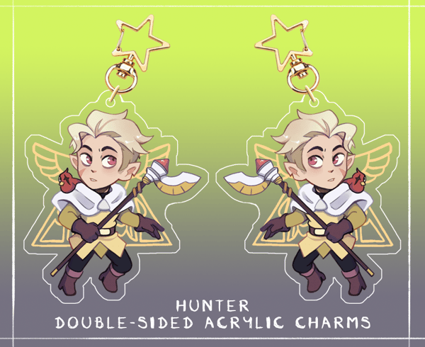 Image of Hunter | Rainbow Epoxy Charm