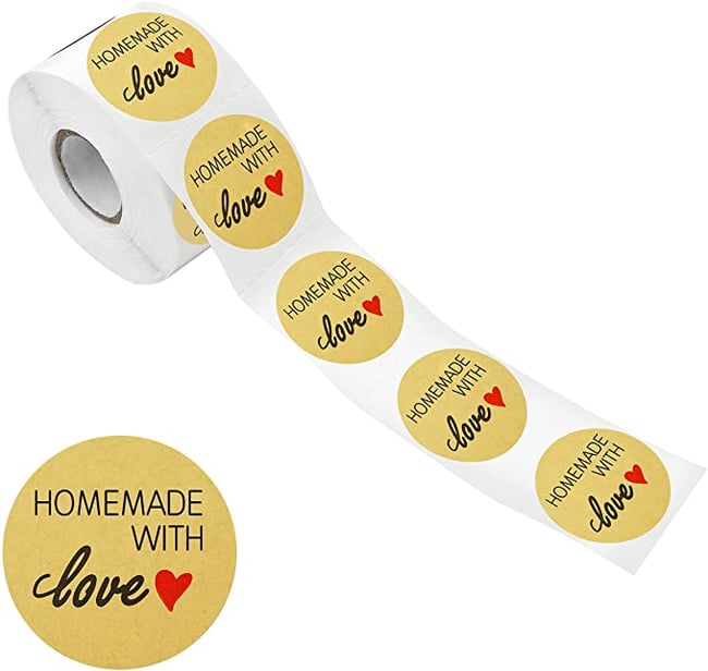 Homemade With Love Stickers –