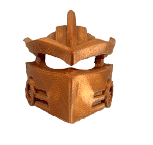 Image of Bionicle Kanohi Mask of Clairvoyance by KhingK (Toa Hagah Gaaki, FDM Plastic-Printed, Copper)