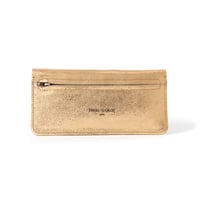 Image 2 of Portefeuille HANAMI Gris & doré crispé