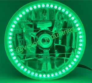 Image of 5-3/4 RGB COLOR CHANGE SMD BLUETOOTH HALO NEW PRODUCT RELEASE! VISION INDUSTRIES SET OF (4)