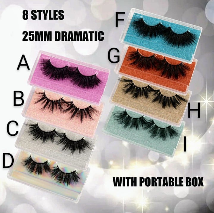 Image of *Best Seller* 25MM Dramatic AND Fluffy Mink Lashes