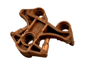 Image of Bionicle Toa Metru/Hagah Chestplate (Toa Gaaki, FDM Plastic-printed, Copper)