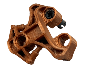 Image of Bionicle Toa Metru/Hagah Chestplate (Toa Gaaki, FDM Plastic-printed, Copper)