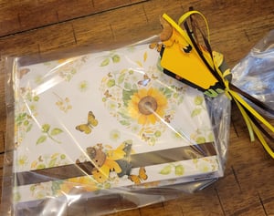 Image of Sunflowers and Butterflies- **Ukrainian Refugee Fundraiser**