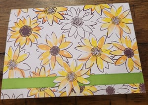 Image of Drawn Sunflowers- **Ukrainian Refugee Fundraiser**