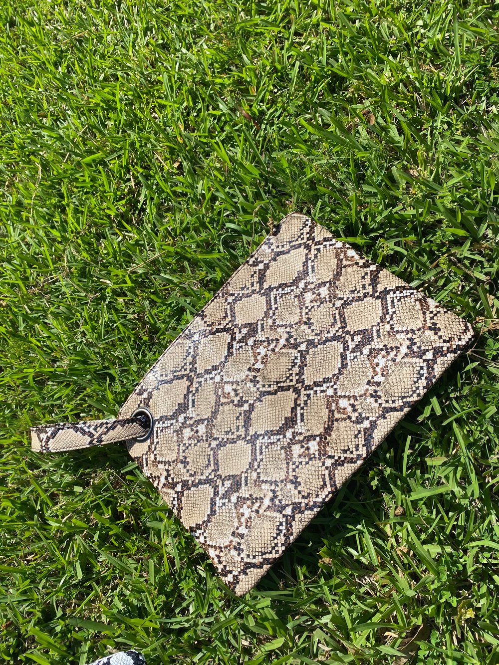Image of “SNAKE PRINT” CLUTCH