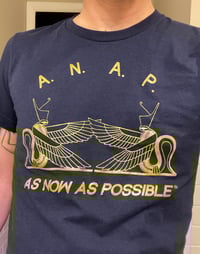 Image 1 of As Now As Possible® Mersokar shirt Navy and Gold