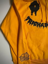 Image 2 of TRICH SMILEY HOODIE (BLACK OR GOLD)