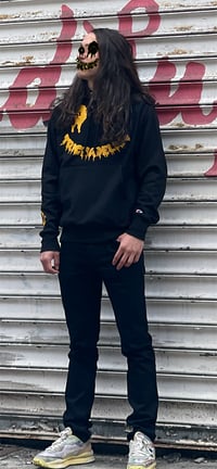 Image 5 of TRICH SMILEY HOODIE (BLACK OR GOLD)