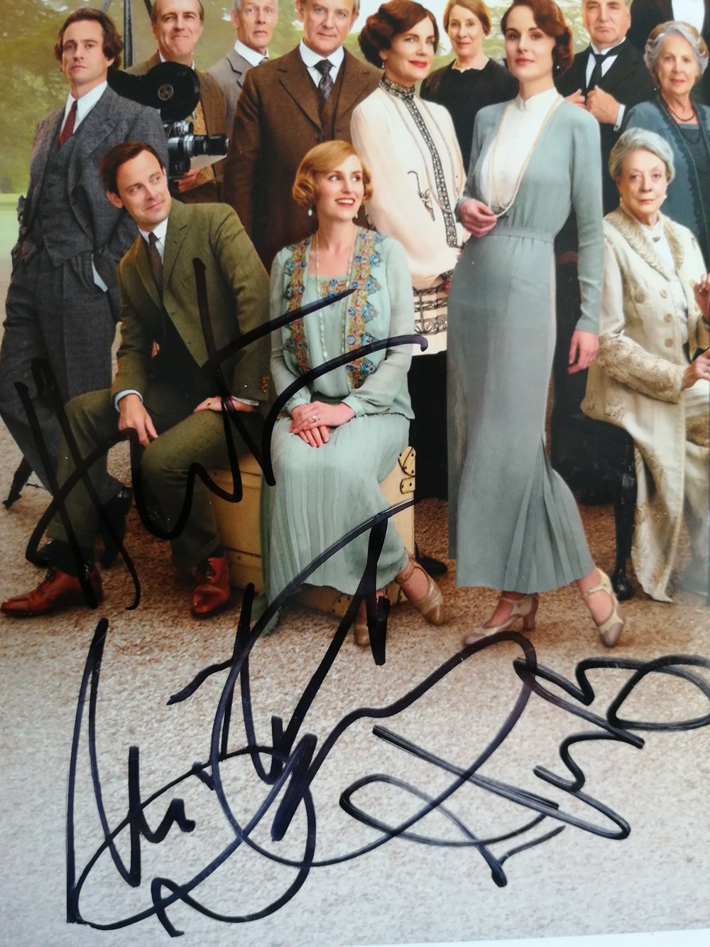 Downton Abbey Multi Cast Signed 10x8