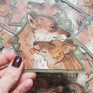 Wolves in love- vinyl sticker