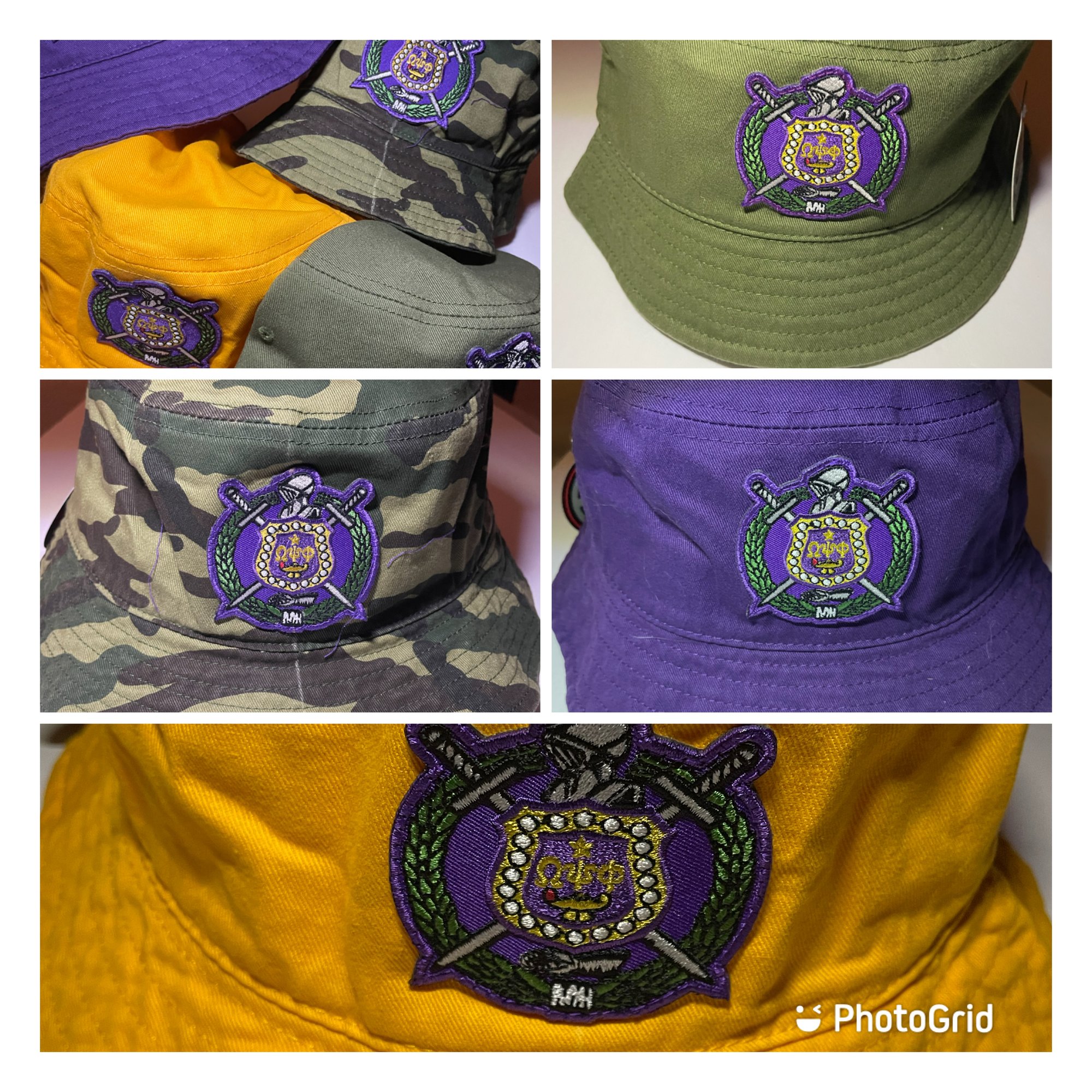 OMEGA PSI PHI FITTED CAP