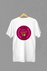 Camiseta Logo Paris Boy Blanca