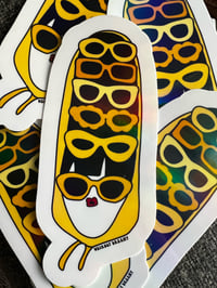 Image 3 of lil miss nymphia holographic sticker