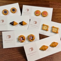 Image 3 of Apple Cream Cheese Pastry - Stud Earrings