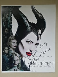 Image 1 of Maleficent Leslie Manville Signed 10x8