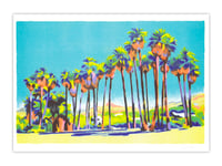 Image 1 of Palm Springs Palm Trees (risograph, A3)