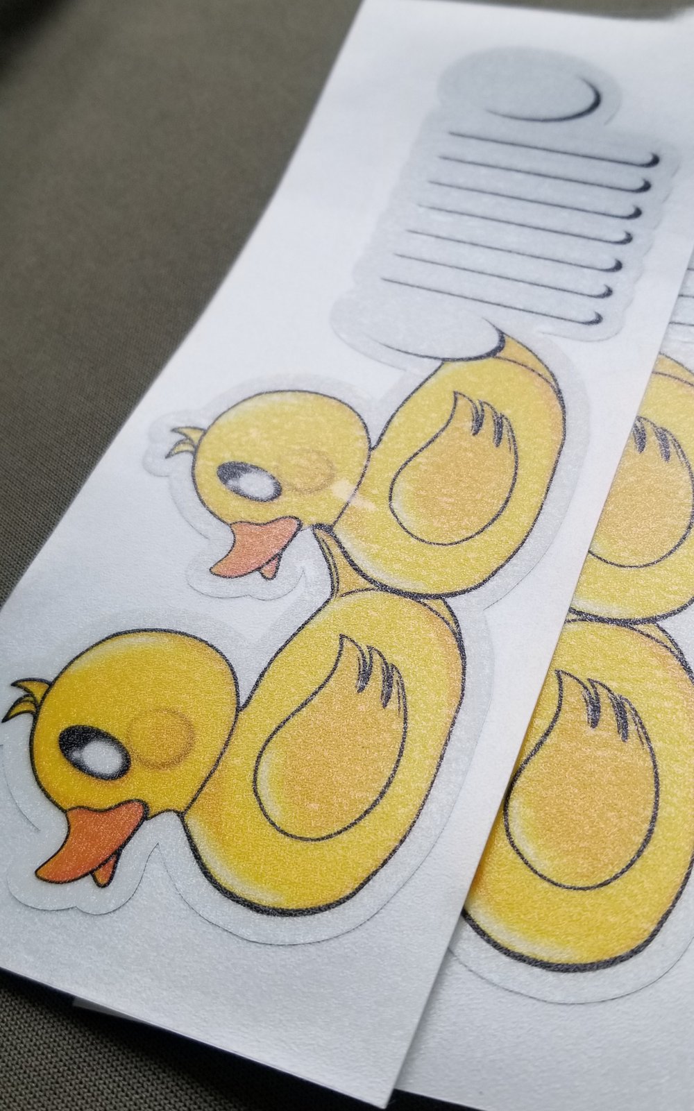 "Duck Duck 4x4" 6" waterproof stickers