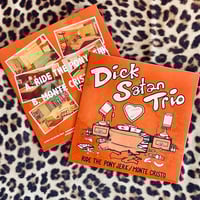 Image 2 of DICK SATAN TRIO "Ride the Pony Jerk b/w Monte Cristo" 45rpm 7" Single Vinyl Record