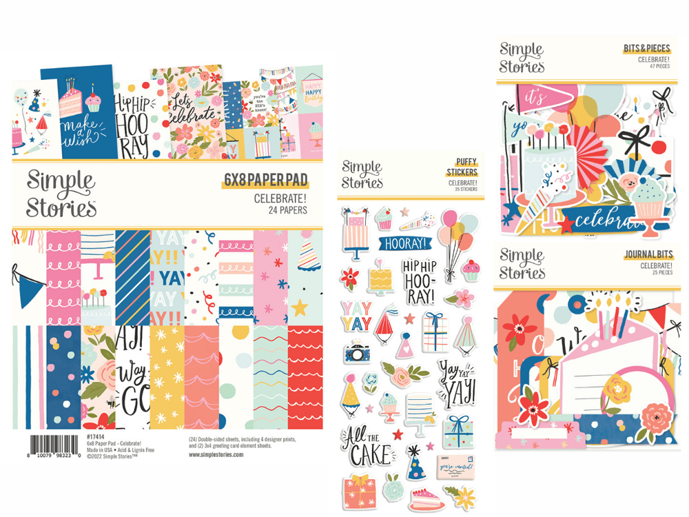 Image of Simple Stories | Celebrate 6x8 Kit