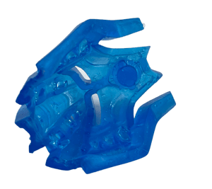 Image of Bionicle Kanohi Mask of Intangibility by KhingK (Resin-printed, Trans-Opal-Blue)