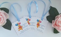 Image 2 of Personalised Winnie the Pooh Favour Tags, Winnie the Pooh Theme, Winnie the Pooh Tags, Winnie Pooh