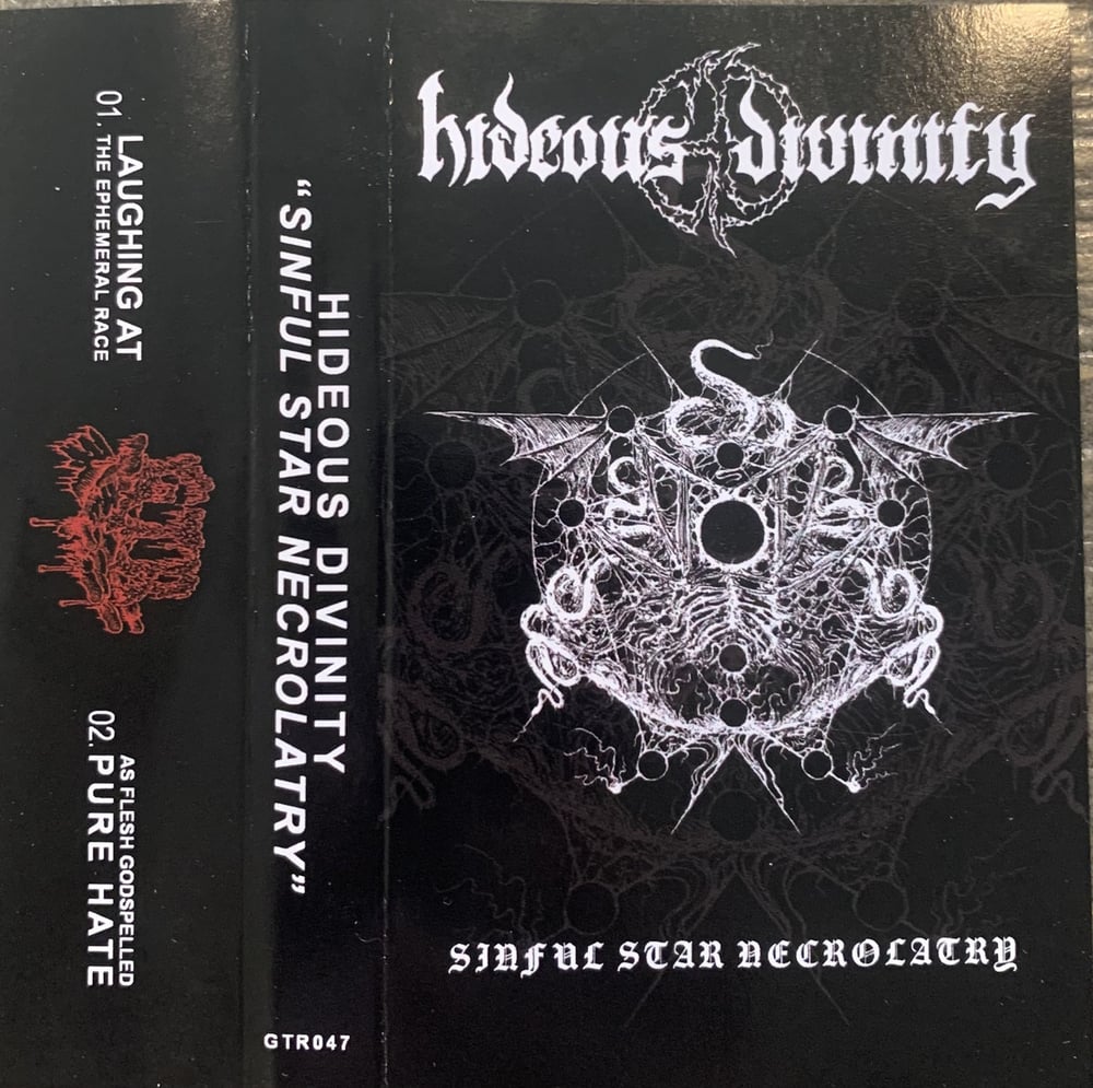 Image of Hideous Divinity - Sinful Star Necrolatry Cassette