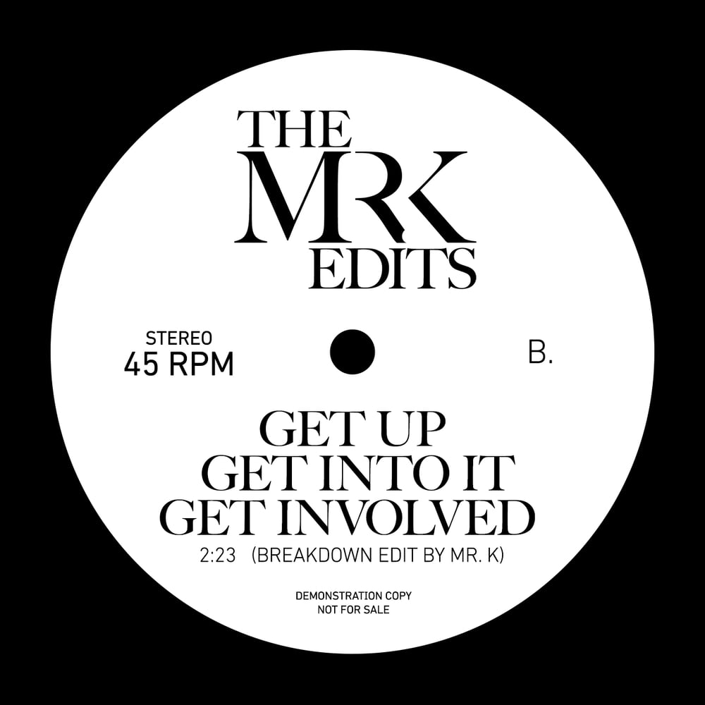 [7"] Street Player b/w Get Up Get Into It Get Involved — MXMRK2039