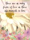 "Forms of Love" Jane Austen quote with Daisy Poster