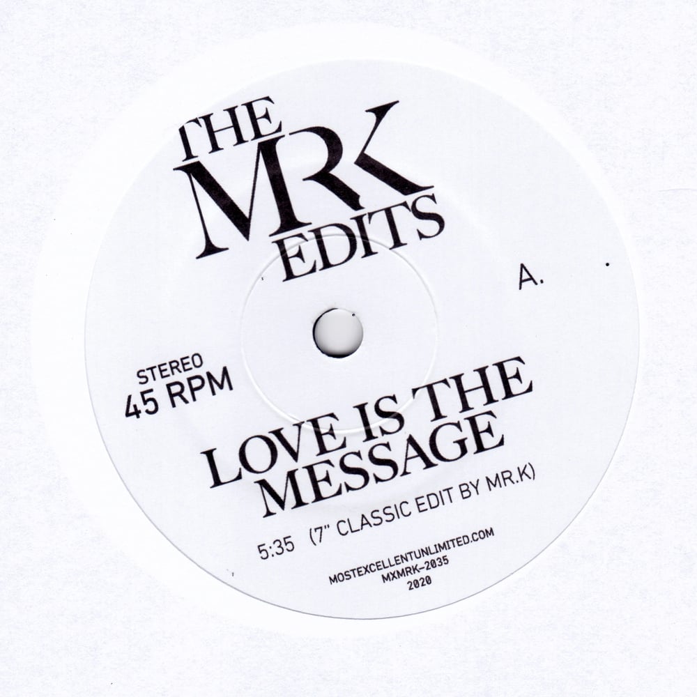 [7"] The Message b/w I Can't Turn Around — MXMRK2035