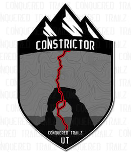 Image of "Constrictor" Trail Badge