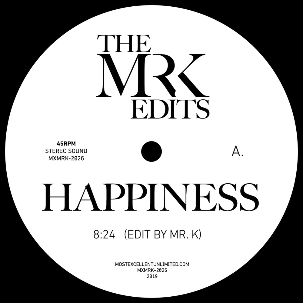 [12"] Happiness b/w As — MXMRK2026