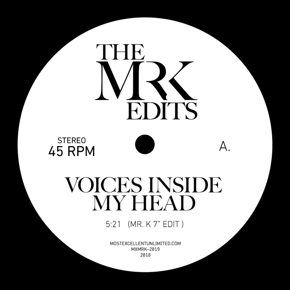 [7"] Voices Inside My Head b/w When The World Is Running Down — MXMRK2019