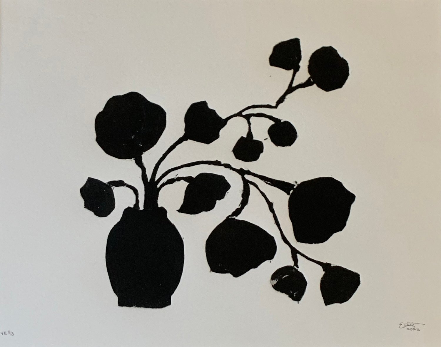 Vase 1 in black