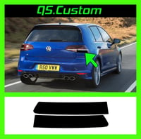 Image 1 of X2 Vw Golf mk7 led rear light centre overlay blackout sticker 