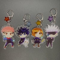 Image 1 of JJK 2.5 Inch Double Sided Keychains